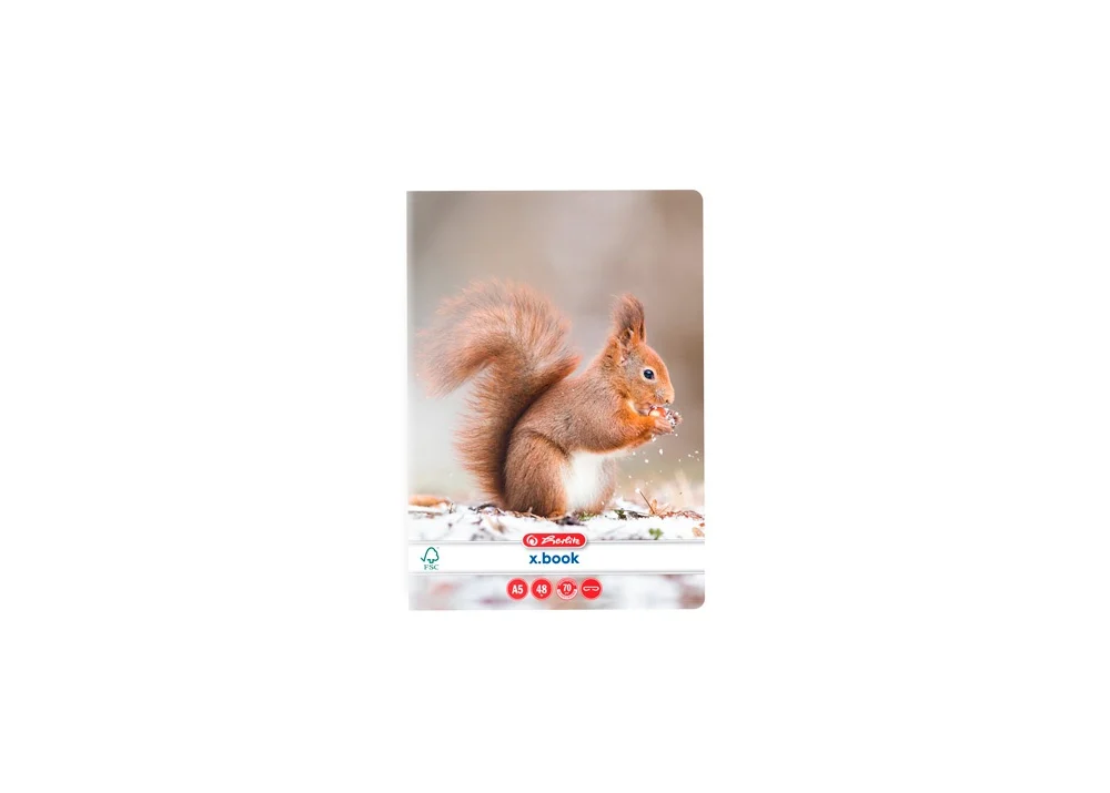 Caiet A5 matematica 48 file veline Animals Herlitz [1]