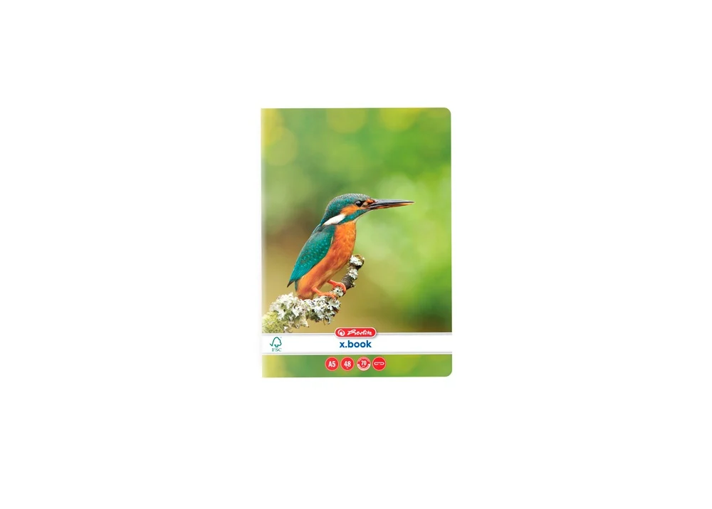 Caiete foi veline - Caiet A5 matematica 48 file veline Animals Herlitz