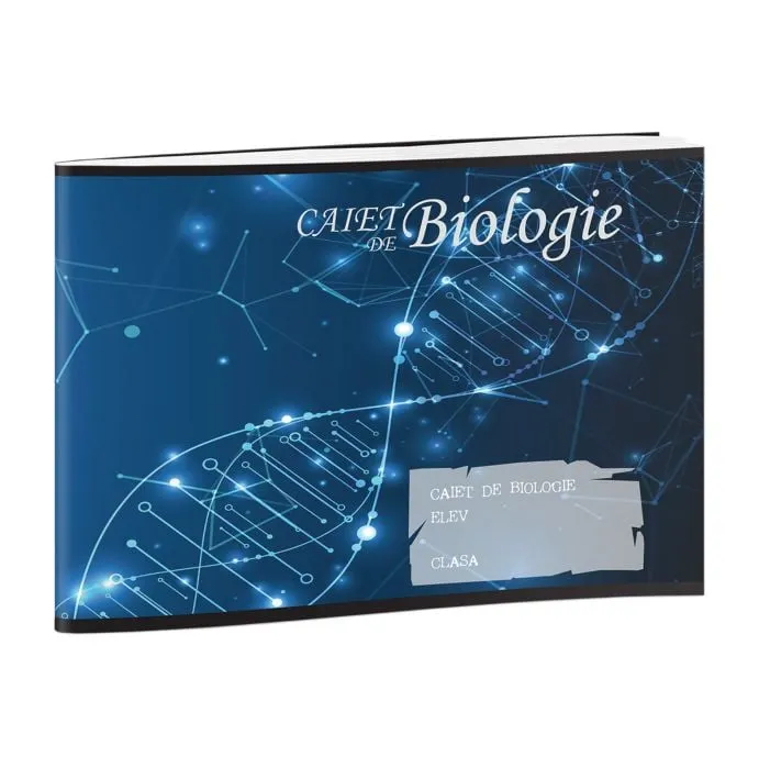 Caiete școlare și hârtie - Caiet biologie 24 file 60g/mp RTC