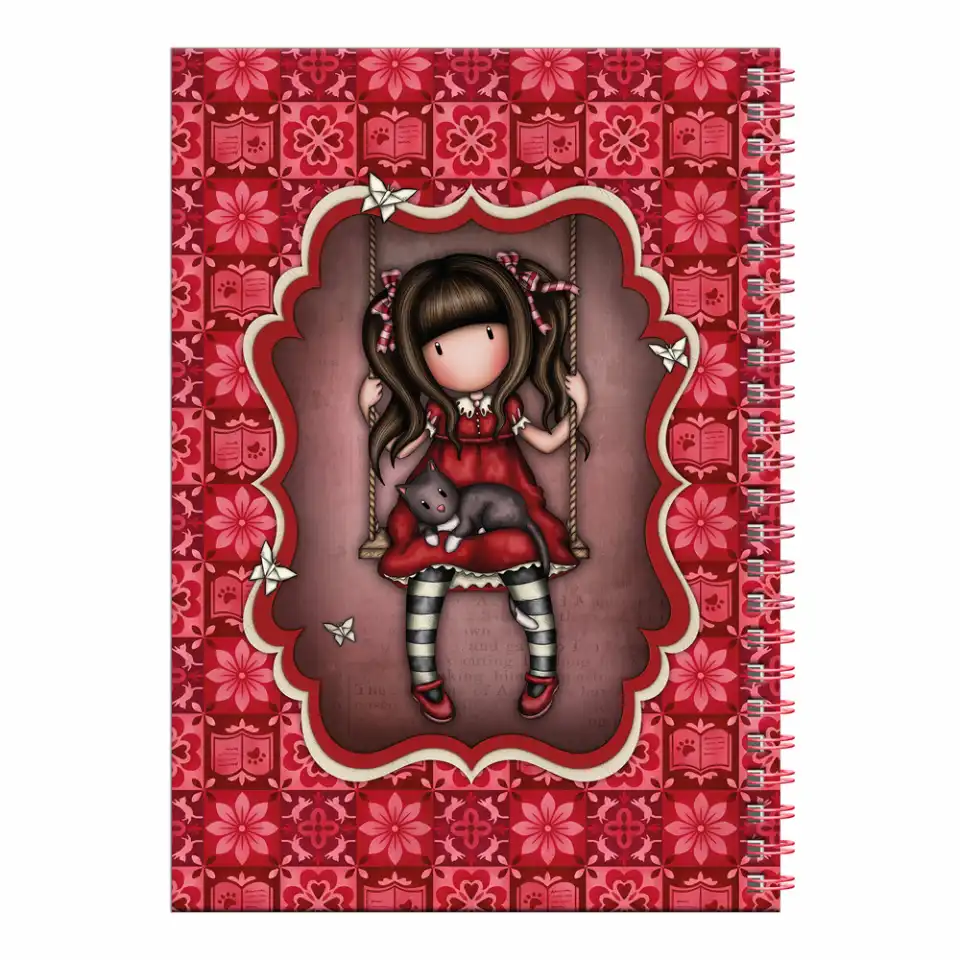 Planificare și agende - Caiet A5 cu accesorii papetarie Gorjuss Ruby