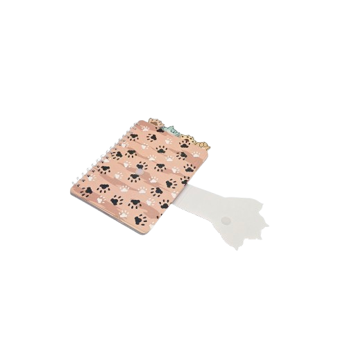 Caiet A5 cu spira pentru copii coperta 3D pisica cu labuta [2]