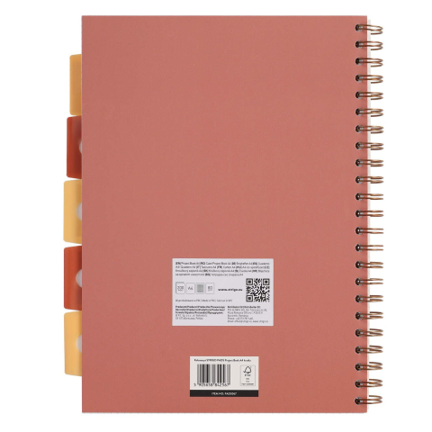 Caiet matematica A4 200 file Strigo Pads Project Book Africa bej deschis 30x21 cm [4]