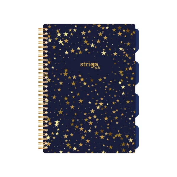 Caiete matematică - Caiet cu spirala si separatoare Strigo Pads B5 matematica 200 file