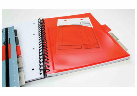 Caiet cu spirala si separatoare dictando A4 Pukka Pad [2]