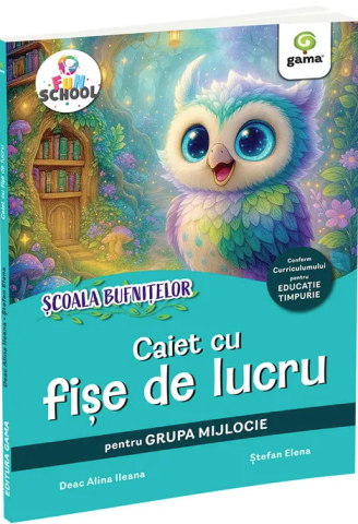 Noutăți Librăria Compas - Caiet cu fise de lucru pentru grupa mijlocie – Stefan Elena, Deac Alina Ileana
