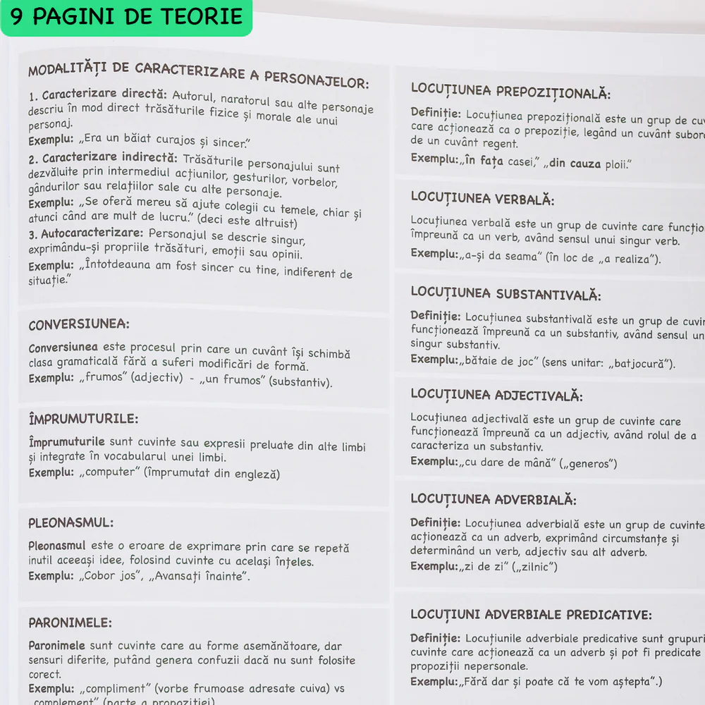 Caiet de Romana A4 Izzie cu Teorie [6]