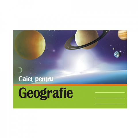 Rechizite școlare - Caiet geografie A4 24 file Ecada