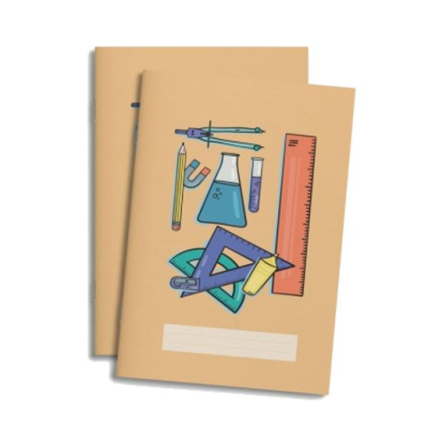 Caiete școlare și hârtie - Caiet A4 matematica 52 file 80 g/mp portocaliu Mink