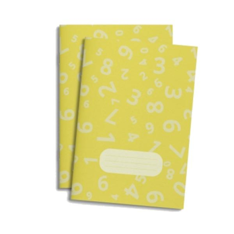 Caiete școlare și hârtie - Caiet A4 matematica 52 file 80 g/mp galben Mink