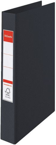 Bibliorafturi - Caiet mecanic A4 2 inele cotor 35 mm negru Esselte