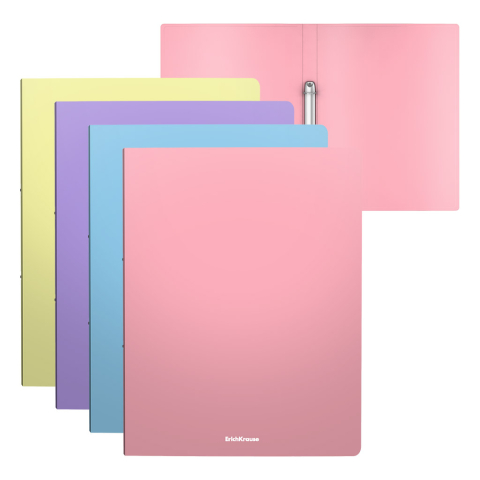 Caiet mecanic A4 cu 2 inele 24mm MATT PASTEL Erich Krause culori diferite [0]