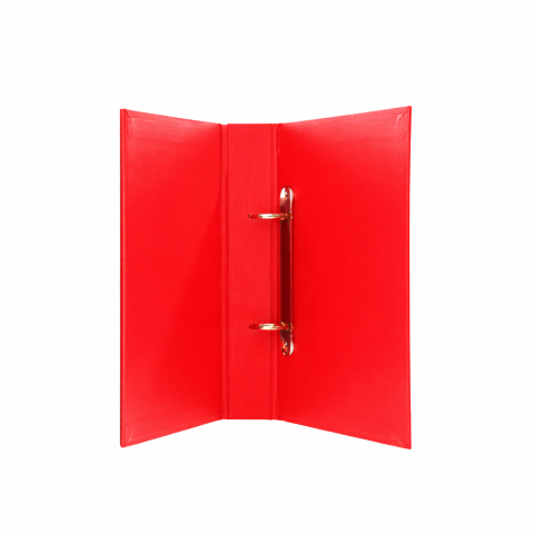 Birotică și accesorii birou - Caiet mecanic plastifiat 2 inele  rosu A4 Daco