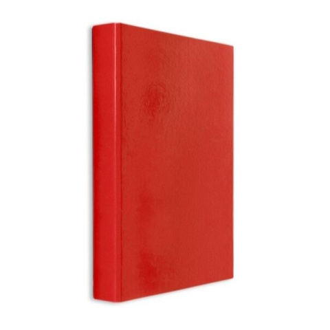 Bibliorafturi - Caiet mecanic plastifiat 2 inele A5 rosu Daco