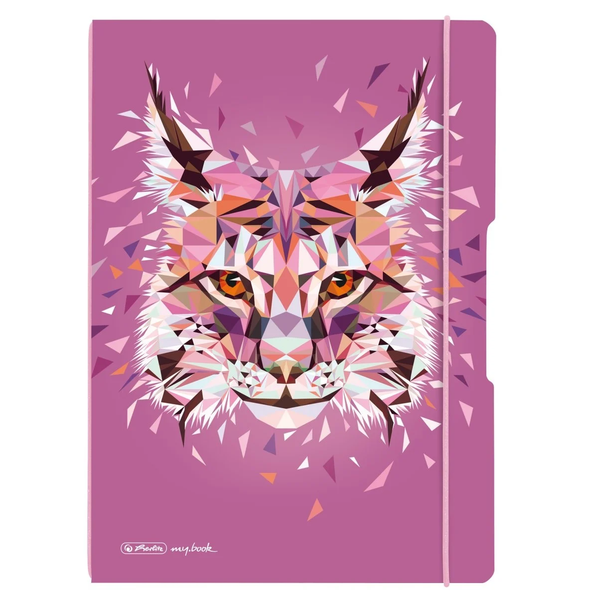 Caiete foi veline - Caiet my.book flex A4 2x40 file velin motiv Wild Animals Lynx Herlitz