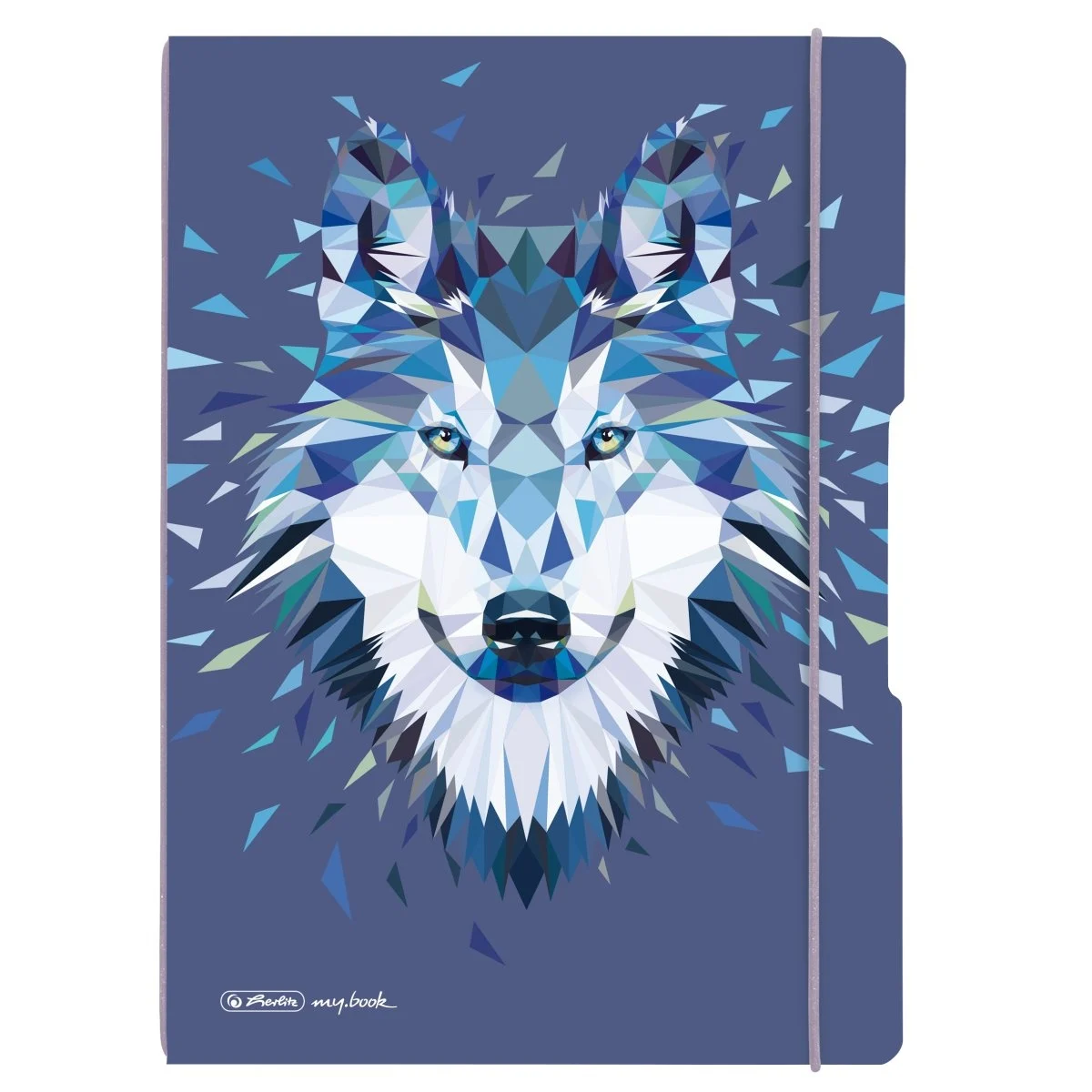 Caiete foi veline - Caiet my.book flex A4 2x40 file velin motiv Wild Animals Wolf Herlitz