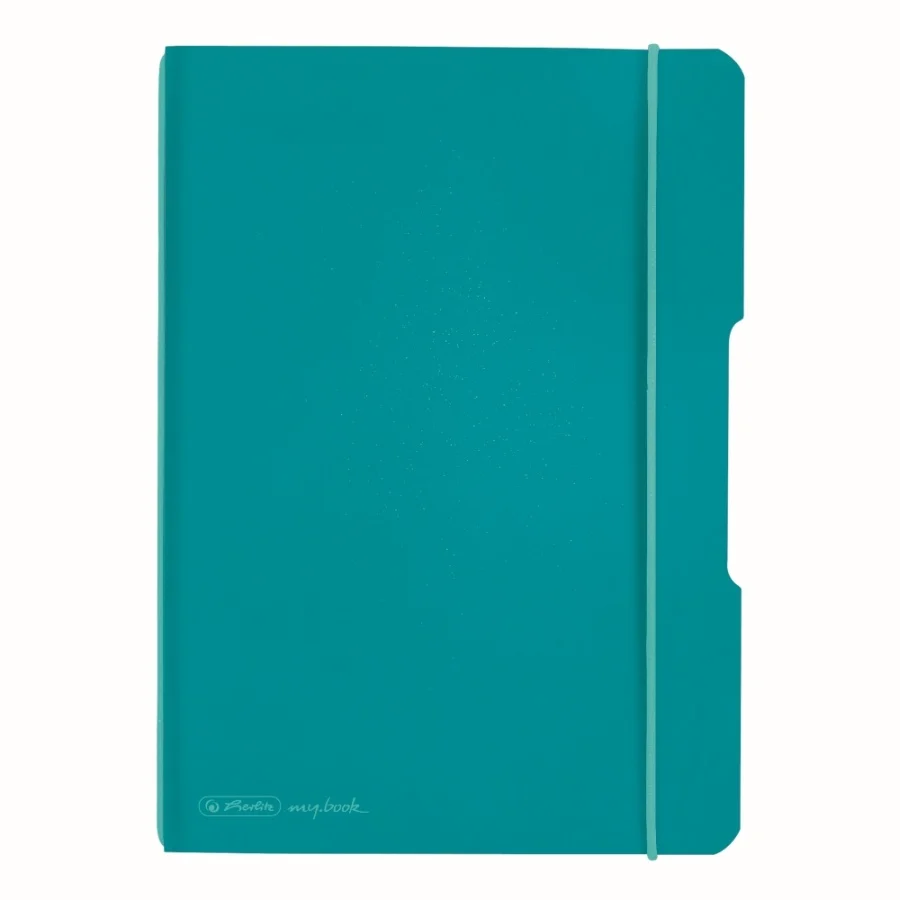 Caiete școlare și hârtie - Caiet My.Book flex A5 40 file matematica turcoaz Herlitz