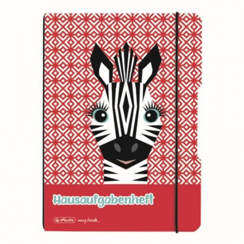Caiete școlare și hârtie - Caiet my book flex A5 40 file matematica Cute Animals Zebra
