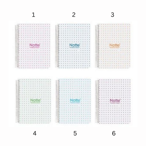 Caiet Notte A4 100 file dictando Spira coperta PP white [1]