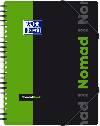 Caiet organizator patratele Oxford Students Nomadbook, A4+ 80 file, spira dubla, scribzee, diverse culori [3]