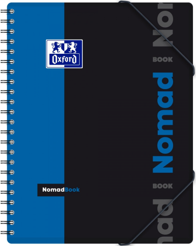 Caiet organizator patratele Oxford Students Nomadbook, A4+ 80 file, spira dubla, scribzee, diverse culori [1]