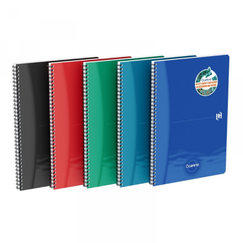 Rechizite școlare - Caiet organizator Oxford Office Oceanis A4 90 file patratele, diverse culori