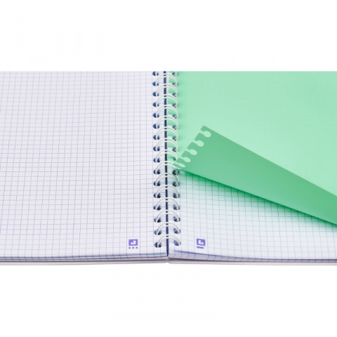 Caiet organizator Oxford Project Book A4 80 file hartie spira dubla patratele [6]