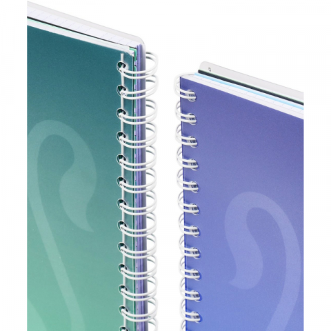 Caiet organizator Oxford Project Book A4 80 file hartie spira dubla patratele [4]