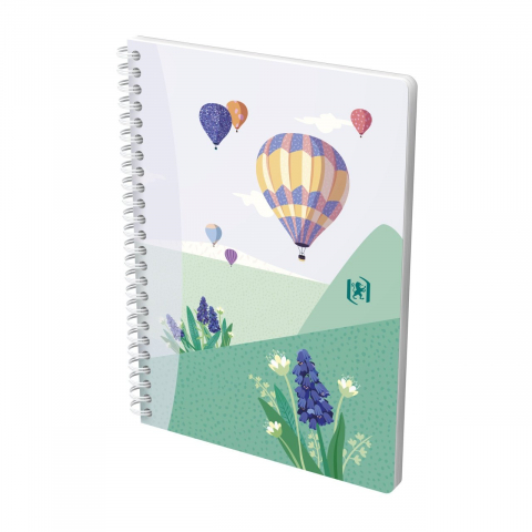 Caiet Oxford Horizons A5 – 60 file, hârtie Optik 90 g/mp, dictando, spiră dublă [5]