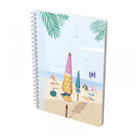 Caiet Oxford Horizons A5 60 file spira dubla patratele, diverse motive [3]