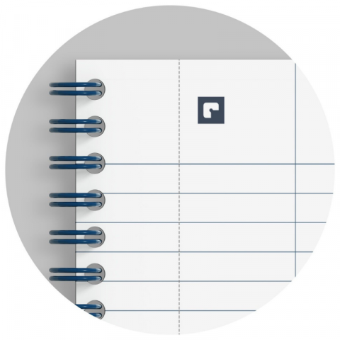 Caiet Oxford Origins A4+ 70 file spira dubla dictando, albastru [2]