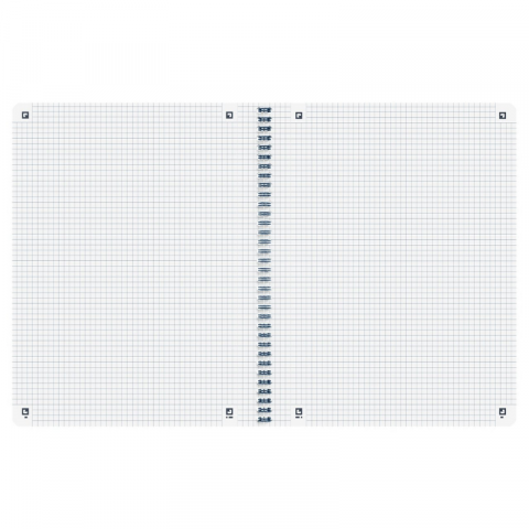 Caiet Oxford Origins A4+ 70 file spira dubla patratele, albastru inchis [1]