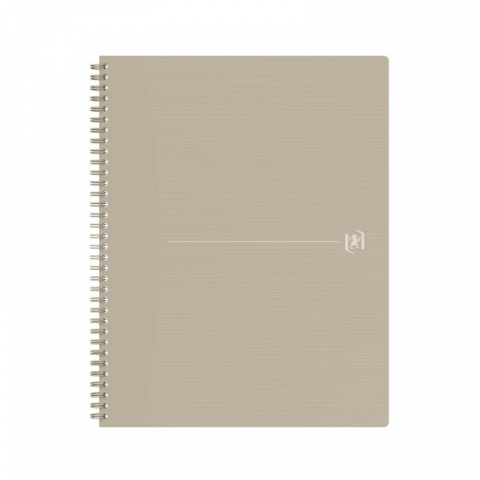Caiete matematică - Caiet Oxford Origins A4+ 70 file spira dubla patratele, bej