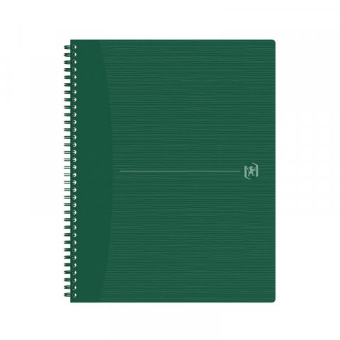 Rechizite școlare - Caiet Oxford Origins A4+ 70 file spira dubla patratele, verde
