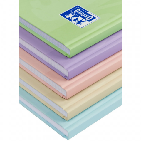 Caiet Oxford Touch Pastel A5 96 file patratele, diverse culori pastel [9]