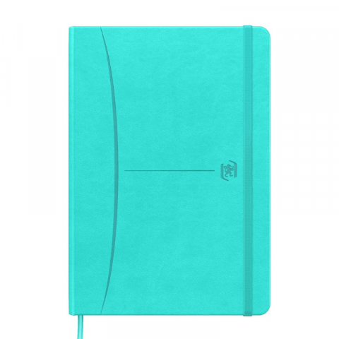 Caiet premium cu elastic Oxford Signature A5 80 file dictando, diverse culori pastel [2]