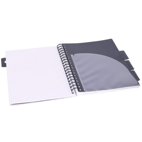 Caiet matematica B5 Strigo Pads Project Book Basic negru 100 file [3]