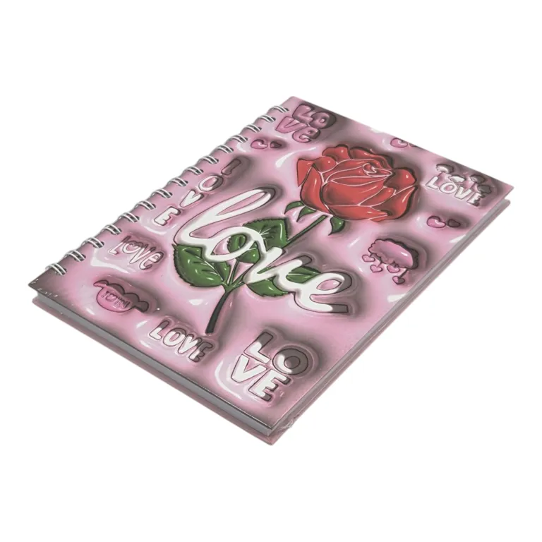 Caiet spiralat A5 Love 80 file dictando modele diferite [3]