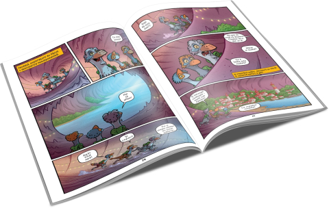 Povesti clasice pe dos. Calatorie preistorica. Spre centrul pamantului - Benjamin Harper [1]