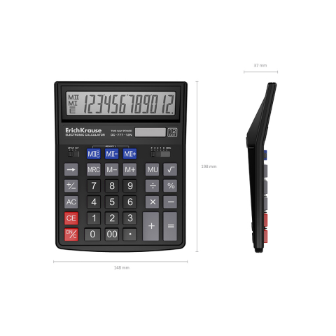Calculator 12 digit LCD Erich Krause [3]