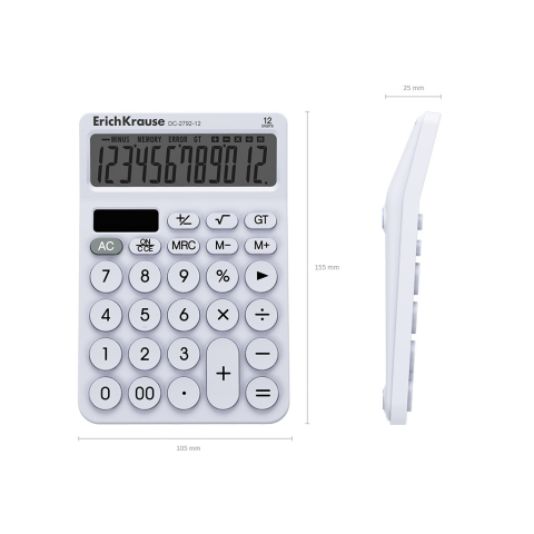 Calculator birou 12-Digit ErichKrause DC-2792-12 Big City Cats diverse culori [4]