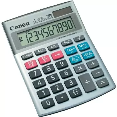 Birotică și accesorii birou - Calculator de birou 10 cifre dual power Canon