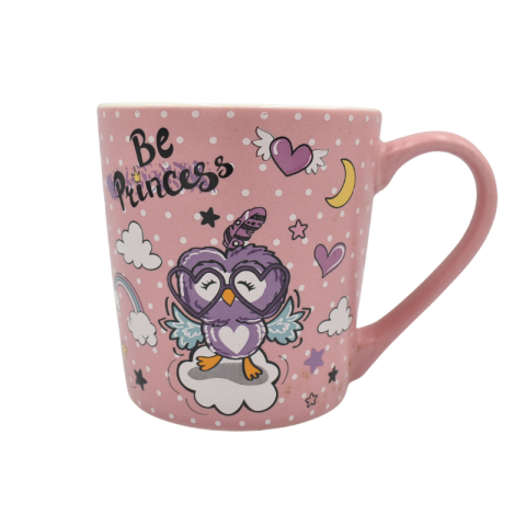 Casă și decorațiuni - Cana ceramica cu bufnite 400 ml cutie cadou