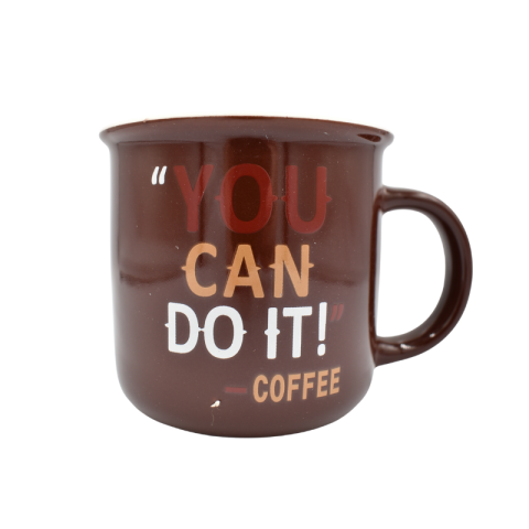 Cana ceramica 390 ml Just Coffee cu mesaje in cutie cadou [2]