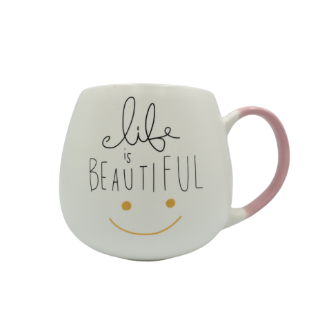 Cana ceramica 400 ml cu mesaje pozitive [1]