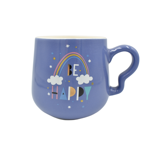Cana ceramica mesaje pozitive model curcubeu [1]