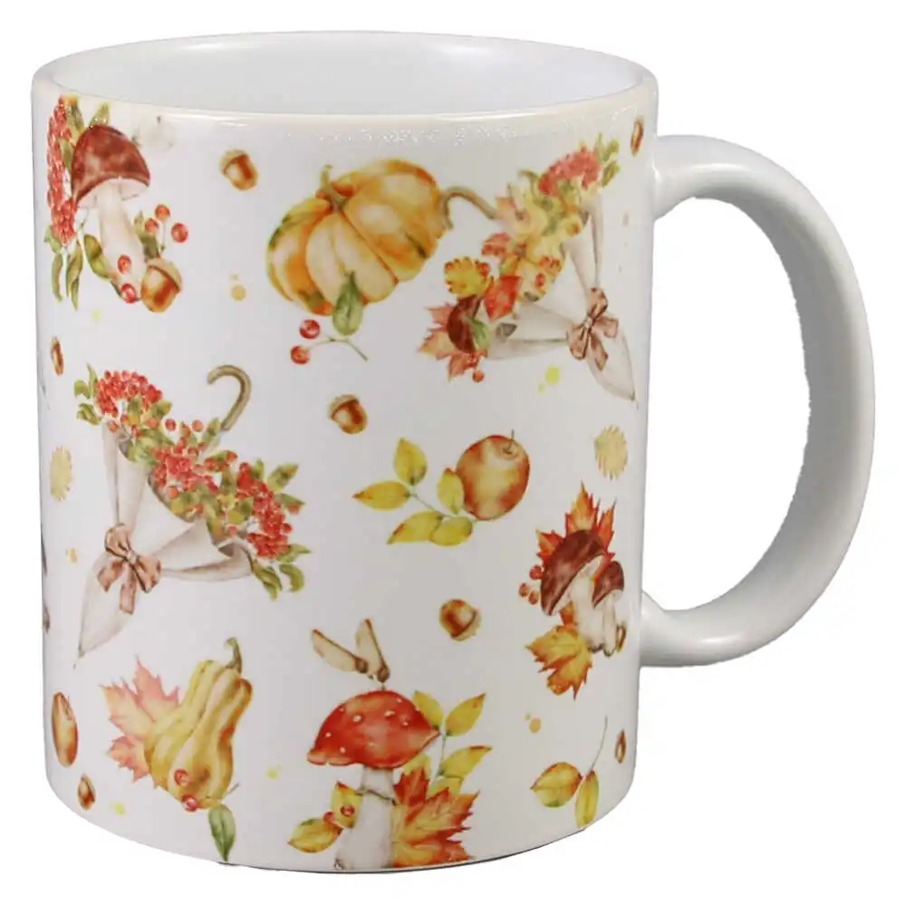 Căni și pahare - Cana ceramica 330 ml Umbrele si ciuperci