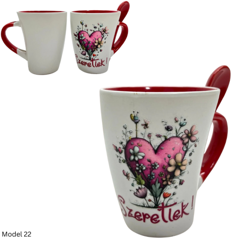 Cana ceramica 9x11 cm Valentine's Day diverse mesaje [21]