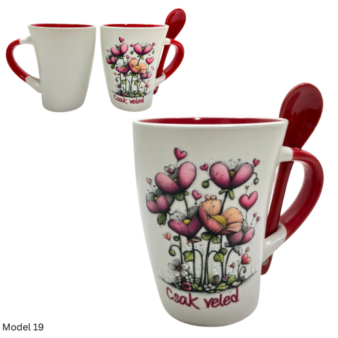 Cana ceramica 9x11 cm Valentine's Day diverse mesaje [18]