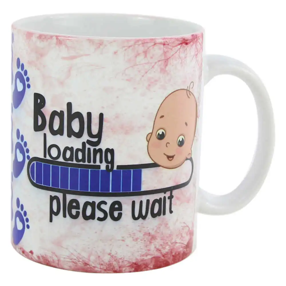 Căni și pahare - Cana ceramica 330 ml „Baby Loading” Baiat
