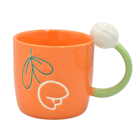 Cana ceramica cu toarta lalea 350 ml diverse culori [3]